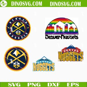Denver Nuggets SVG Bundle, Nuggets Basketball SVG, National Basketball Association Team SVG Files For Cricut