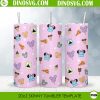 Disney Snacks 20oz Straight Skinny Tumbler Wrap PNG Sublimation Design