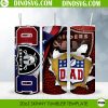 Las Vegas Raiders NFL Dad 20oz Skinny Tumbler Wrap PNG Digital Download