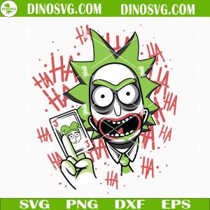 Rick And Morty Joker SVG, Joker Haha SVG, Funny DC Comics SVG Files For Cricut