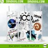 The 100 20oz Straight Skinny Tumbler Wrap PNG Sublimation Design