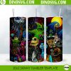 The Nightmare Before Christmas Panting 20oz Skinny Tumbler Wrap Sublimation PNG Digital Download