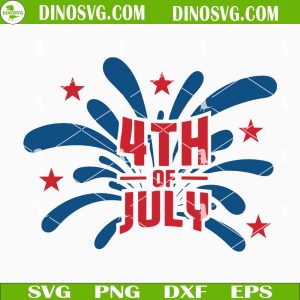 4th Of July Fireworks SVG, American Patriotic SVG, US Independence Day SVG Files For Cricut