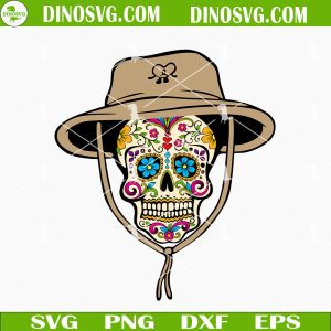 Sugar Skull Bad Bunny Hat SVG, Un Halloween Sin Ti SVG, Bad Bunny Day Of The Dead SVG Files For Cricut