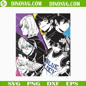 Blue Lock SVG, Eleven SVG, Aoshi Tokimitsu SVG, Gurimu Igarashi SVG, Anime SVG Files For Cricut
