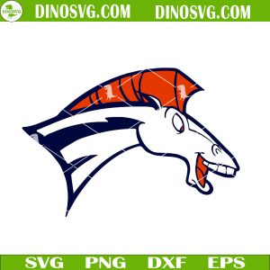 Pegasus Horse Disney Denver Broncos Logo SVG, Disney Broncos NFL Logo SVG Files For Cricut