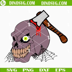Horror Skull SVG, Halloween Skeleton SVG Files For Cricut