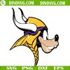 Goofy Minnesota Vikings Logo SVG, Vikings NFL Logo Disney SVG Files For Cricut