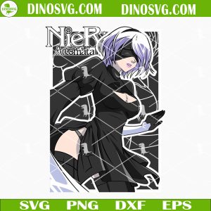 Nier Automata SVG, Anime Game SVG Files For Cricut