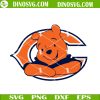 Winnie The Pooh Chicago Bears Logo SVG, NFL Logo x Disney Bear SVG Files For Cricut