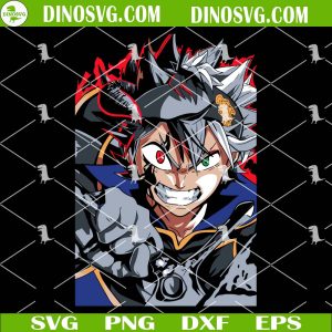 Asta SVG, Black Clover SVG, Anime SVG Cut Files For Cricut