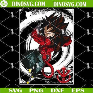 Vegeta Ssj4 SVG, Vegeta Super Saiyan 4 SVG, Dragon Ball GT SVG Files For Cricut