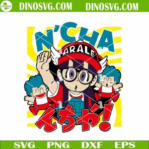 Arale Norimaki SVG, Dr Slump Anime SVG Files For Cricut