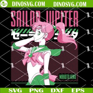 Sailor Jupiter SVG, Kino Makoto Sailor Moon SVG Files For Cricut