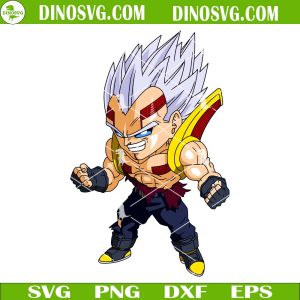 Baby Vegeta Chibi SVG, Dragon Ball GT SVG Files For Cricut
