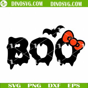 Boo SVG, Cute Halloween SVG, Spooky Girl SVG Files For Cricut