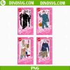 Horror Pink Dolls PNG Bundle, Michael Myers PNG, Ghostface PNG, Jason Voorhees PNG, Barbie Horror Halloween PNG Sublimation Designs