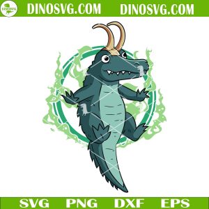 Alligator Loki SVG, Funny Loki SVG