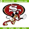 Mickey Mouse San Francisco 49ers SVG, Mickey 49ers Football SVG