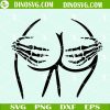 Skeleton Hand Booty SVG, Funny Adult Halloween SVG Files For Cricut
