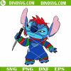 Stitch Chucky SVG, Stitch Horror Movie Halloween SVG Files For Cricut