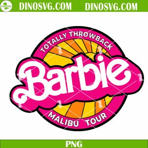 Totally Throwback Barbie Malibu Tour PNG, Barbie Truck Tour 2023 PNG