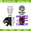 Black Panther SVG Bundle, Wakanda Forever SVG PNG Files Cricut