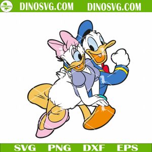 Daisy And Donald Duck SVG, Disney Duck SVG Files For Cricut