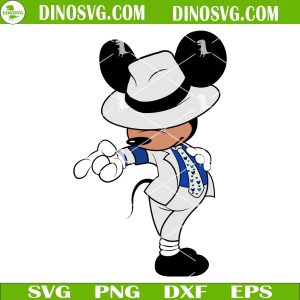 Mickey Mouse Michael Jackson SVG, Mickey Dancing SVG Cut Files For Cricut