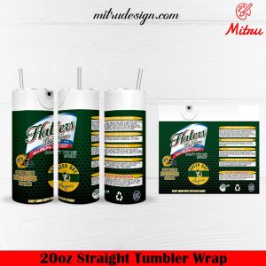 Green Bay Packers Haters Be Gone 20oz Skinny Tumbler Wrap PNG, Sublimation Design