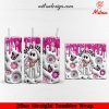Halloween Ghost Boo Jee 3D Puff 20oz Skinny Tumbler Wrap PNG, Digital Download