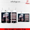 Houston Texans Haters Be Gone 20oz Skinny Tumbler Wrap PNG, Downloadable Files