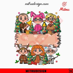 A Christmas Story Custom Name PNG, Christmas Movie PNG, Downloads