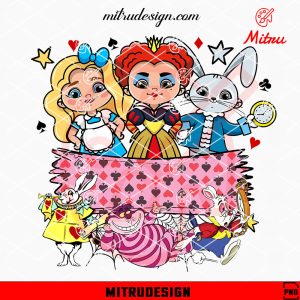 Baby Alice In Wonderland Halloween Custom Name Tag PNG, Download Files