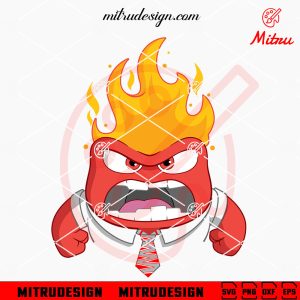Anger SVG, Inside Out Angry SVG, PNG, DXF, EPS, Digital Files