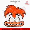 Anxiety Inside Out Head SVG, PNG, DXF, EPS, Digital Files