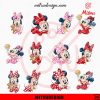 Baby Minnie Bundle PNG, Baby Mouse Girl Disney PNG, Clipart Files