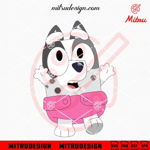 Baby Muffin Heeler SVG, Baby Bluey Muffin SVG, PNG, DXF, EPS, Digital Download