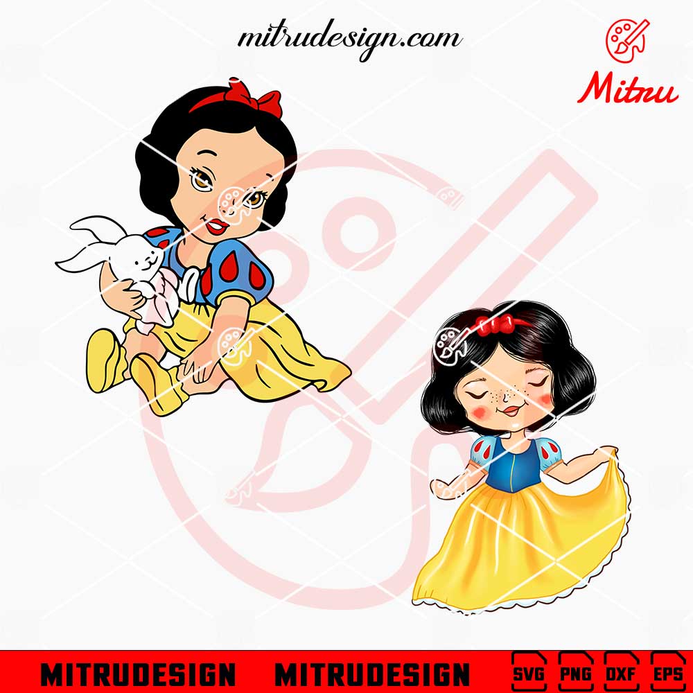 Baby Snow White SVG, PNG, DXF, EPS, Digital Download Baby Snow White SVG, PNG, DXF, EPS, Digital Download