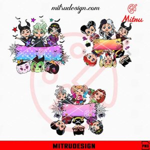 Monster University Halloween Custom Name Tag PNG, Sully, Mike, Boo Halloween PNG Baby Woman Villains Halloween Custom Name PNG, Cute Halloween PNG, Girls
