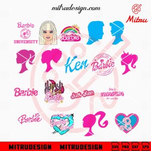 Barbie Ken Bundle SVG, Barbie Girl SVG, Come On Barbie Let’s Go Party SVG