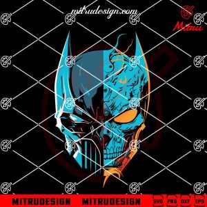 Batman Skull SVG, Batman Halloween SVG, PNG, DXF, EPS, Cutting Files