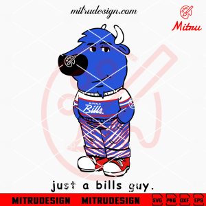 Chill Guy Buffalo Bills SVG, Just A Bills Guy SVG, PNG, DXF, EPS, Cricut
