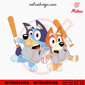 Bluey Toronto Chicago White Sox SVG, Digital Download Files
