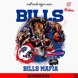 Buffalo Bills Mascot PNG, Bills Football Fan PNG, Digital Download