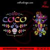 Coco Cartoon SVG, Dante SVG, Dia De Los Muertos Disney SVG