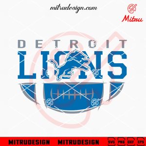 Detroit Lions Football SVG, Detroit NFL Team SVG, PNG, DXF, EPS, Files