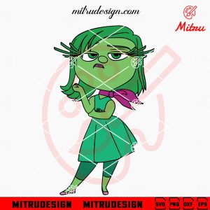 Disgust Mickey Mouse Head SVG, Cute Inside Out SVG, PNG, DXF, EPS, For Cricut Disgust SVG, Inside Out 2 SVG, PNG, DXF, EPS, Cutting Files