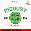 Disgust EST 2015 SVG, Disgust Inside Out Cartoon SVG, PNG, DXF, EPS, Files