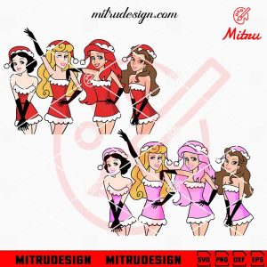 Disney Princess Mean Girls Christmas SVG, PNG, DXF, EPS, Digital Download